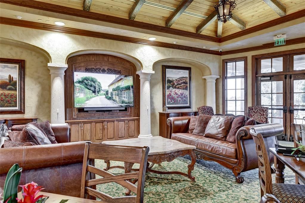 Interior, Living room, Recessed Lighting, Wooden Beams, Wooden Ceilings