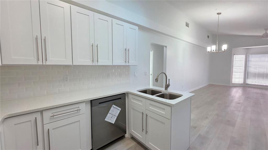 Interior, Kitchen, Pendant Lights, Wood Texture Flooring