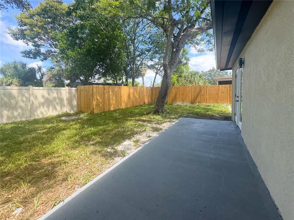 Backyard, Exterior