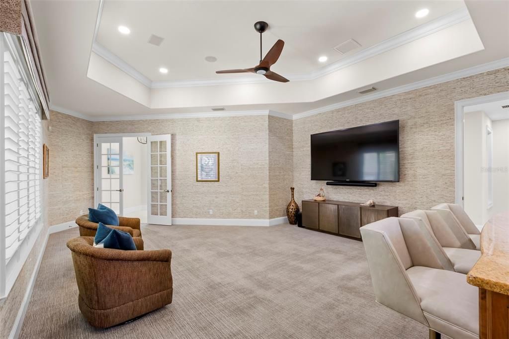 Interior, Living room, Recessed Lighting