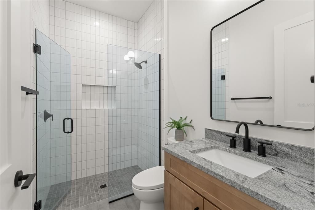 Bathroom, Glass Shower, Interior