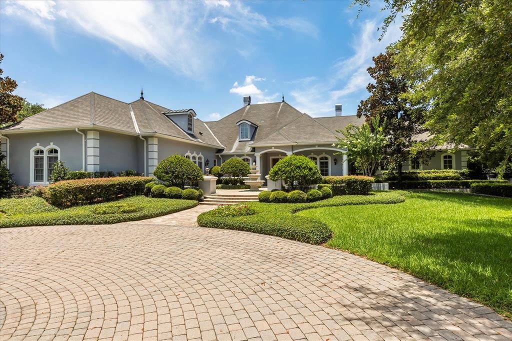 Backyard, Exterior, Facade, French Provincial