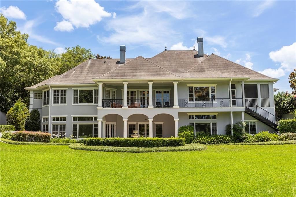 Backyard, Exterior, Facade, French Provincial