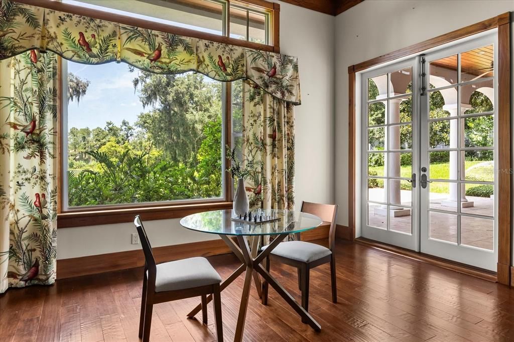 Dining room, Interior, Wood Texture Flooring
