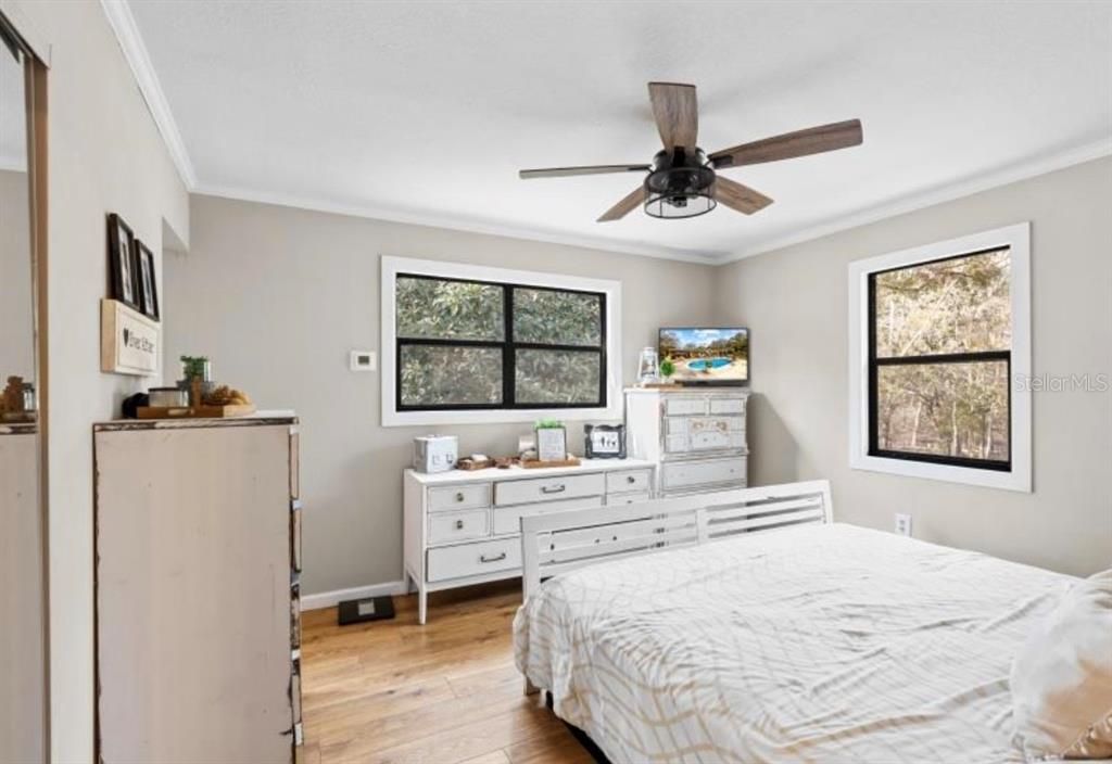 Bedroom, Interior, Wood Texture Flooring