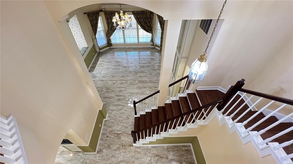 Chandelier, Interior, Marble