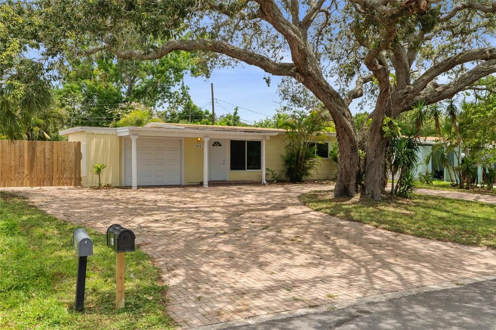 Attached, Backyard, Exterior, Facade, Ranch