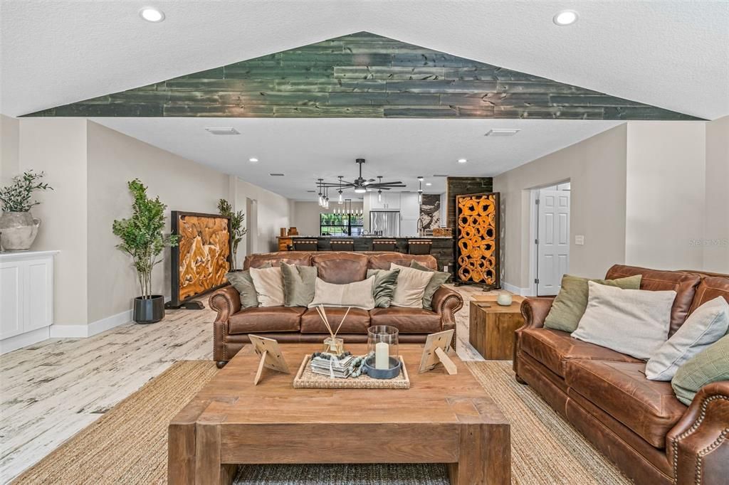 Interior, Living room, Recessed Lighting