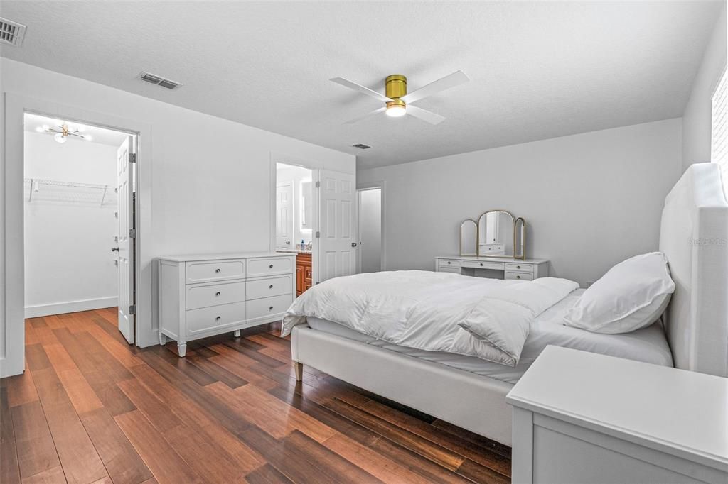 Bedroom, Interior, Wood Texture Flooring
