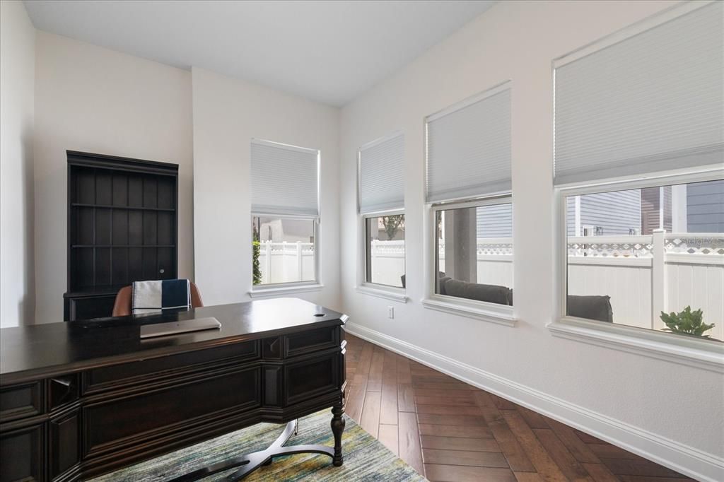 Home Office, Interior, Wood Texture Flooring