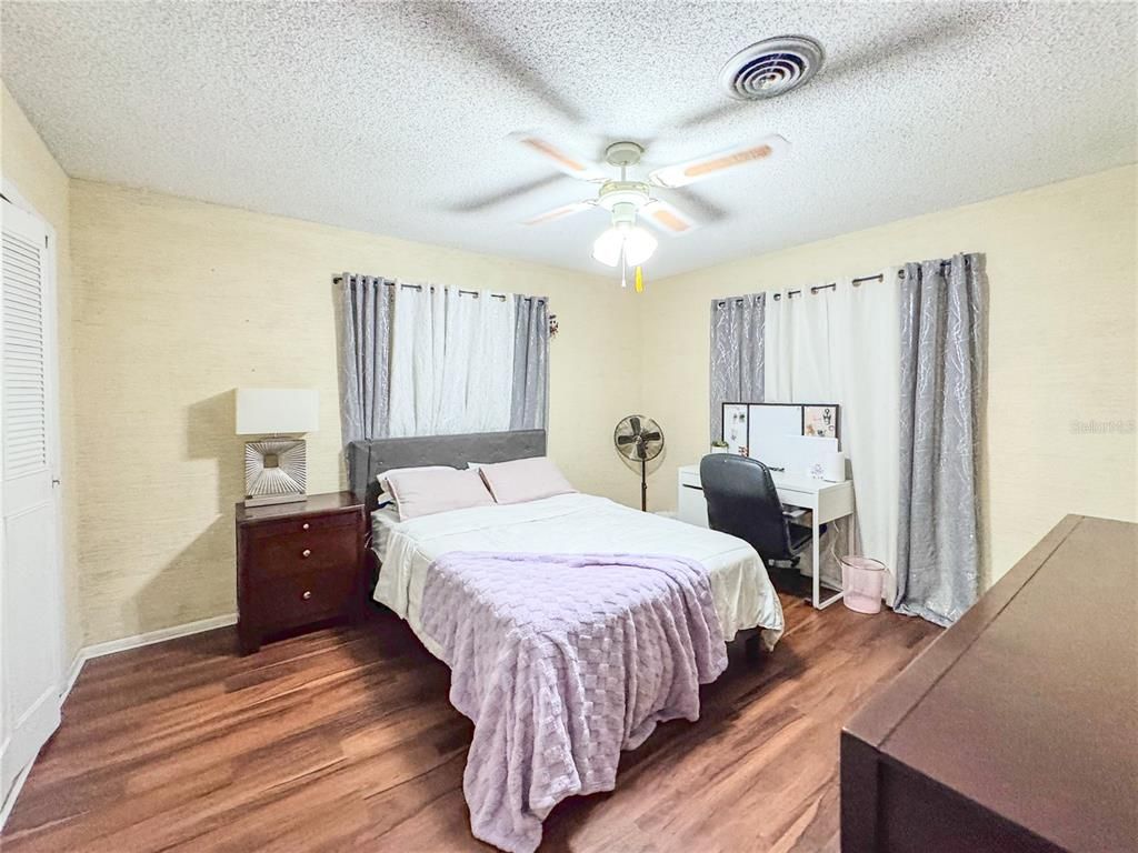 Bedroom, Home Office, Interior, Wood Texture Flooring