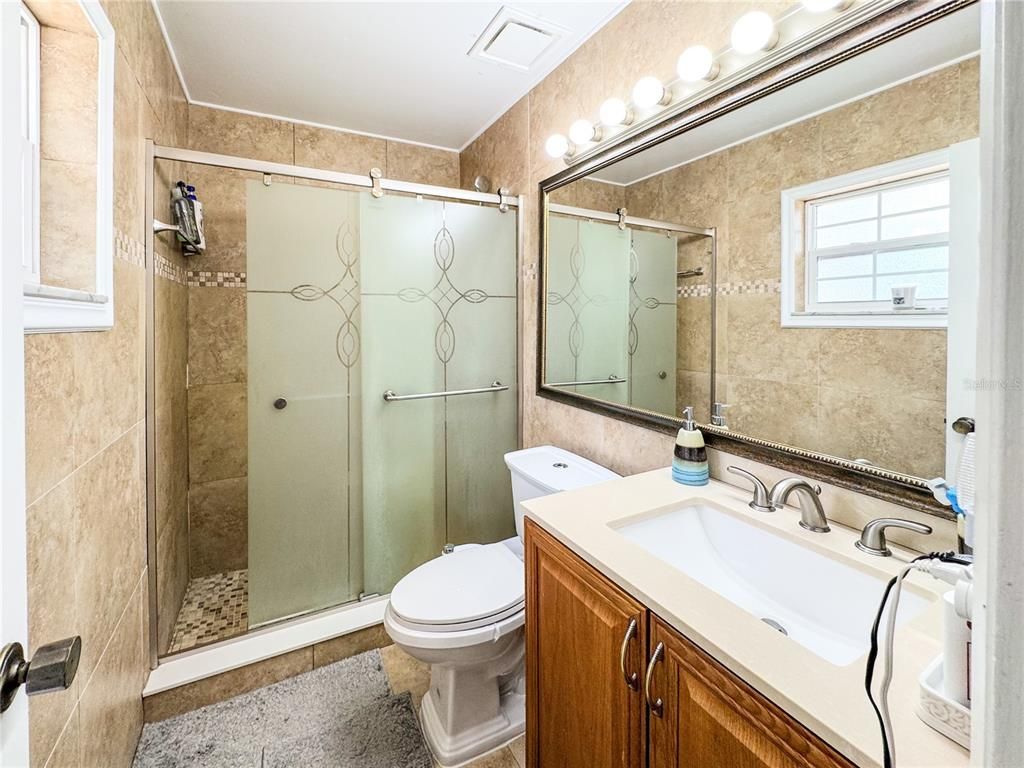 Bathroom, Glass Shower, Interior
