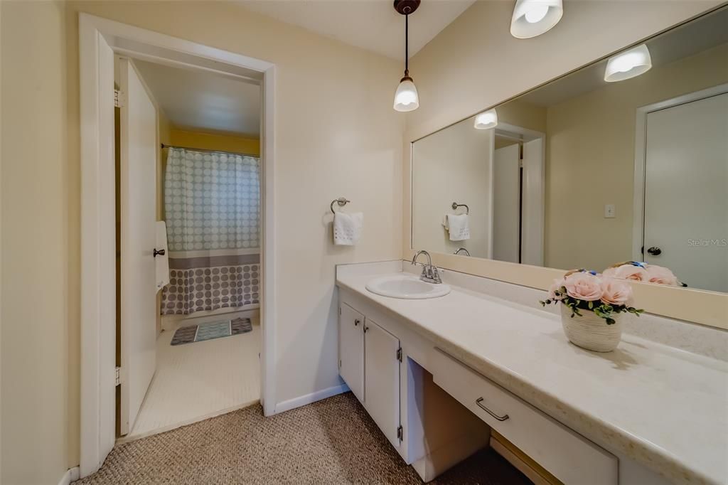 Bathroom, Dual Sink Vanities, Interior, Pendant Lights