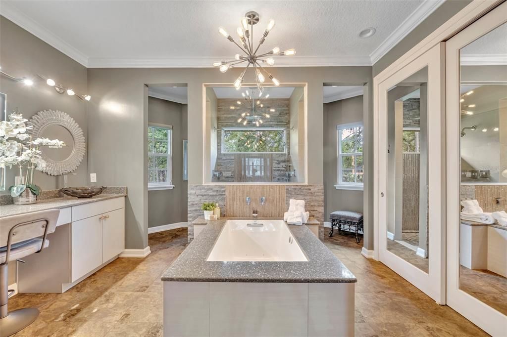 Bathroom, Interior, Pendant Lights