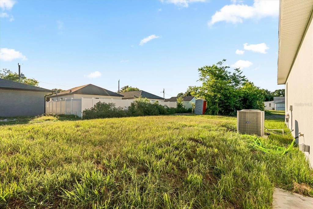 Backyard, Exterior