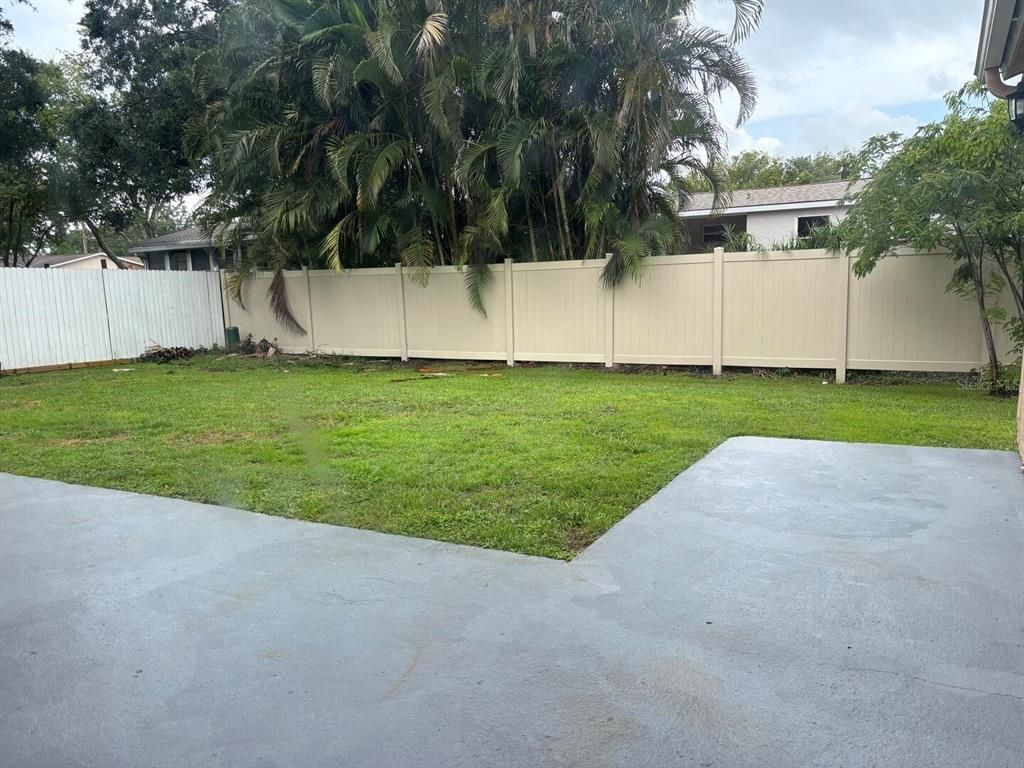 Backyard, Exterior