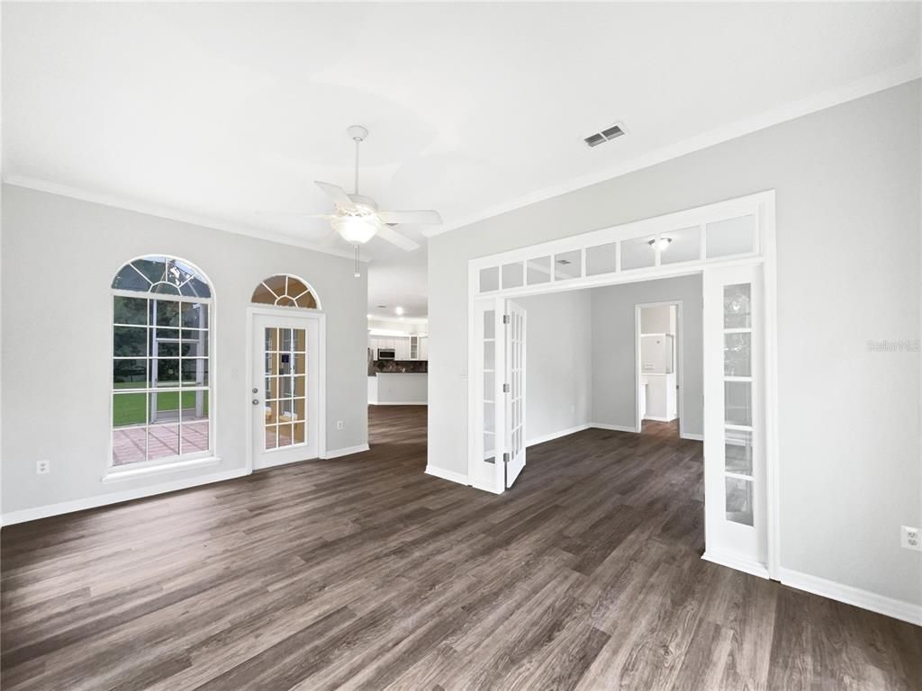 Empty room, Interior, Wood Texture Flooring