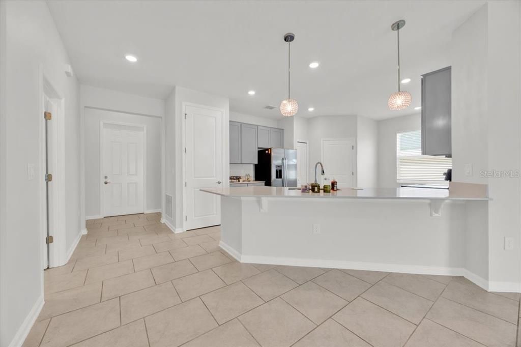 Interior, Kitchen, Pendant Lights, Recessed Lighting