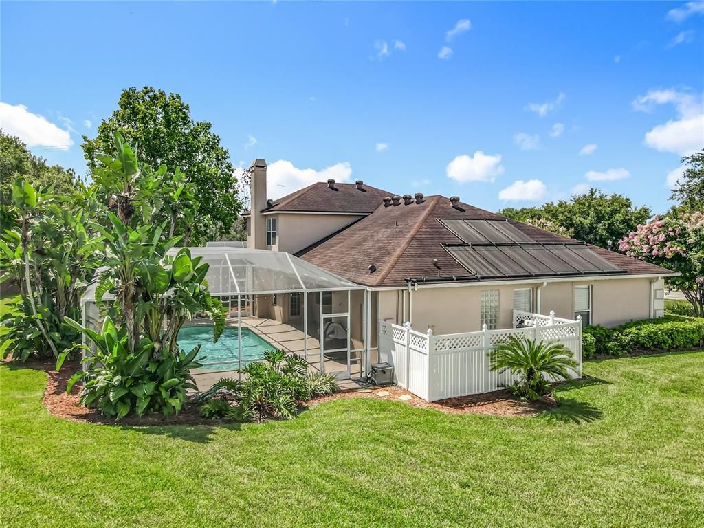 Backyard, Exterior, Pool, Solar Panels