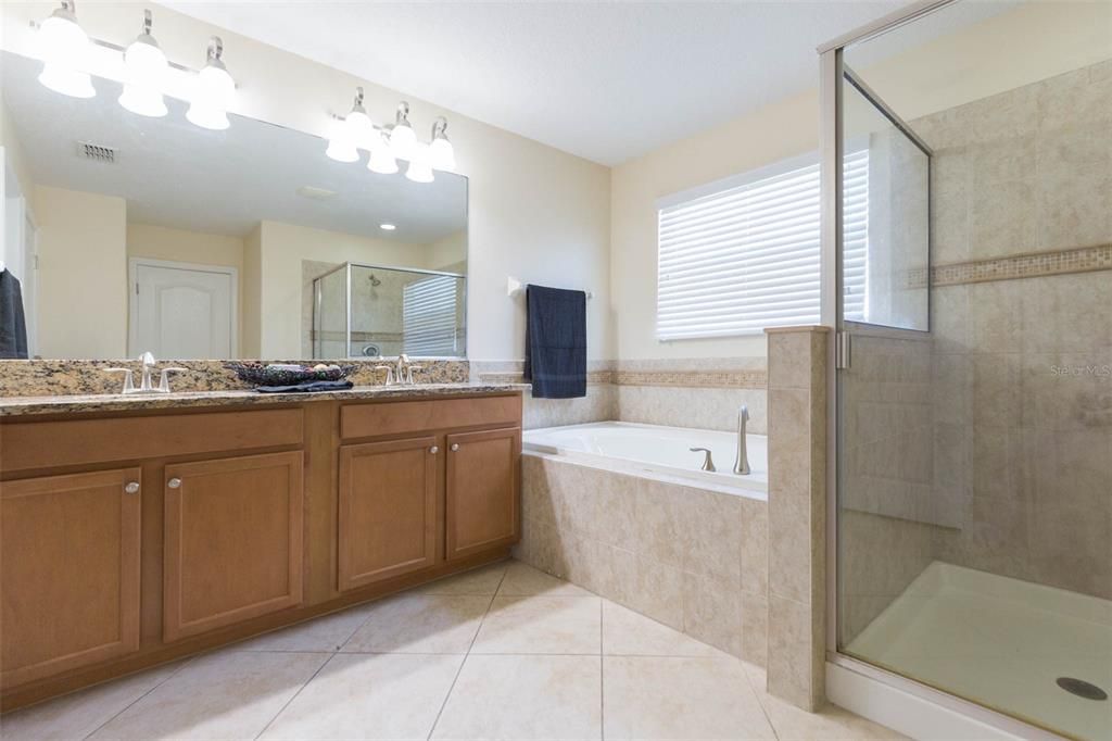 Bathroom, Dual Sink Vanities, Glass Shower, Interior
