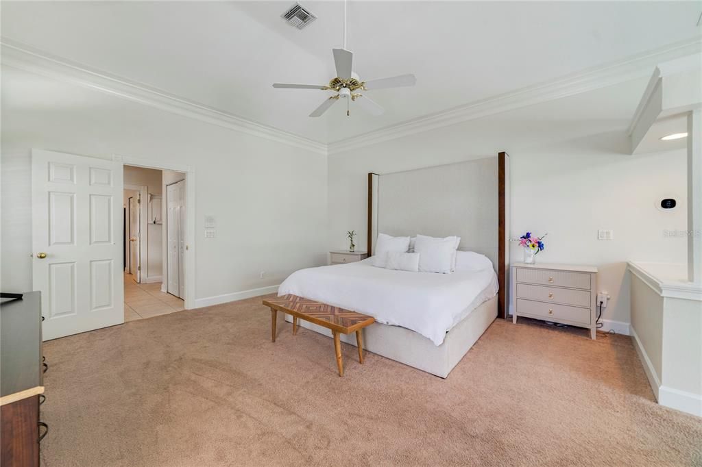 Bedroom, Interior, Recessed Lighting