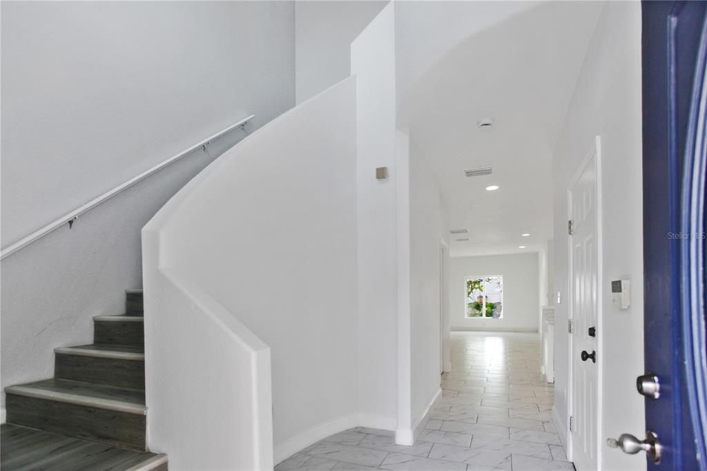Interior, Marble, Recessed Lighting