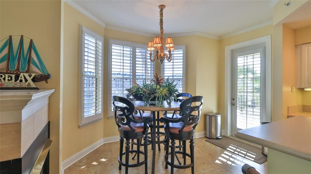 Chandelier, Dining room, Fireplace, Interior