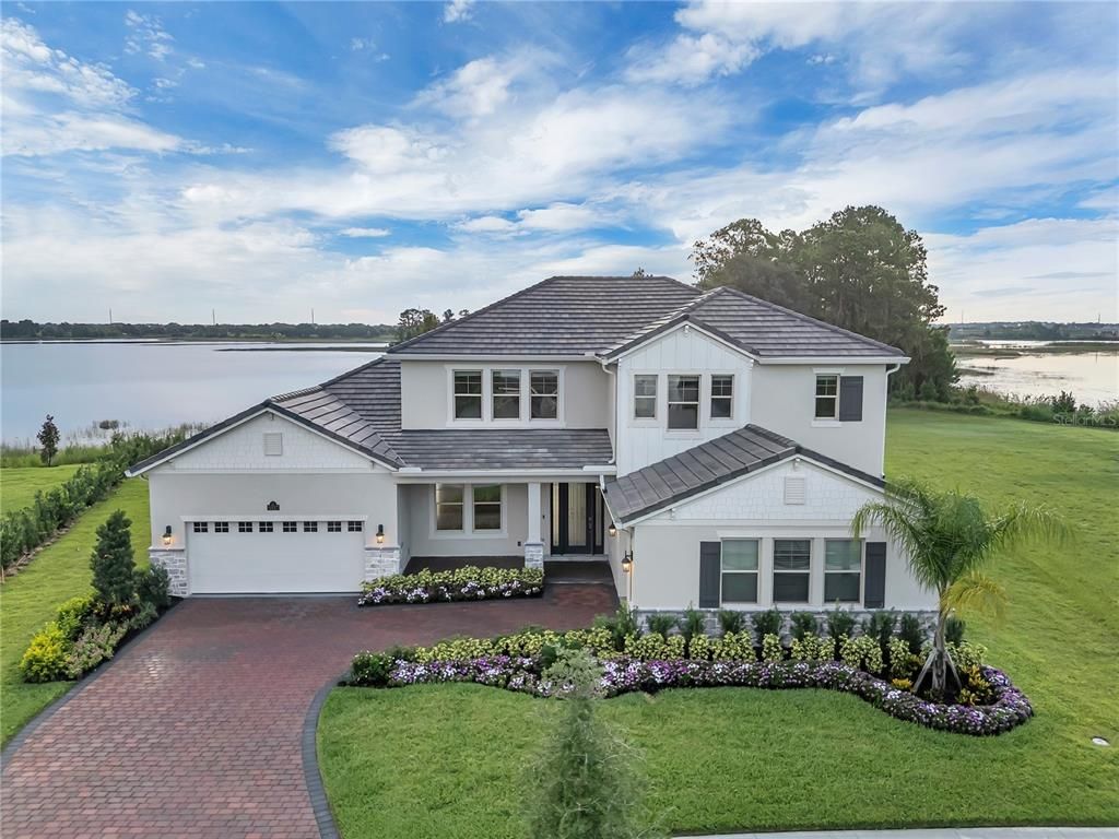 Attached, Exterior, Facade, Water, Farmhouse