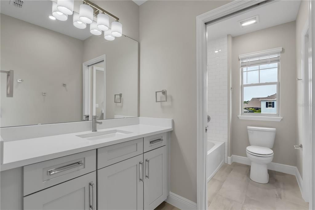 Bathroom, Interior, Recessed Lighting
