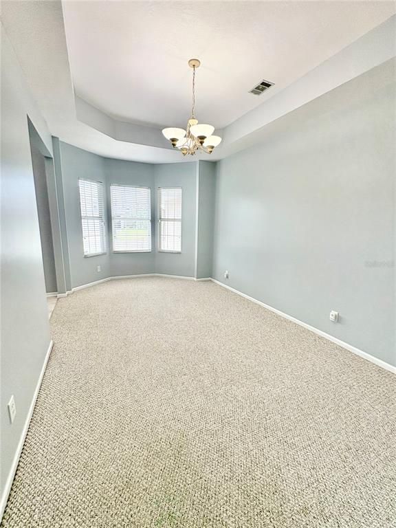Chandelier, Empty room, Interior