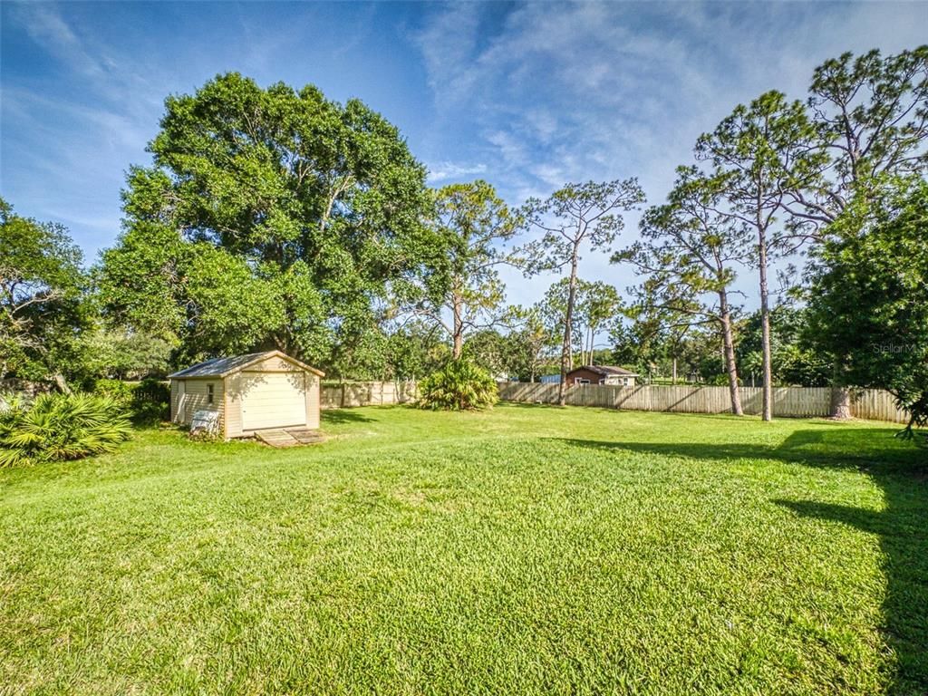 Backyard, Detached Garage, Exterior