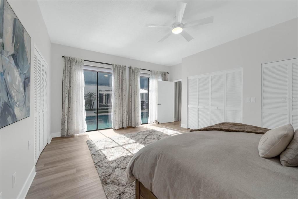 Bedroom, Interior, Wood Texture Flooring