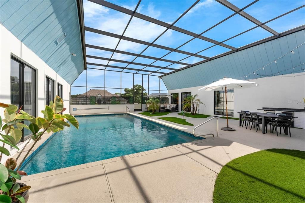 Glass Ceilings, Interior, Pool, Sun Room