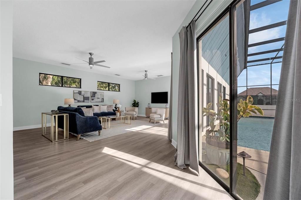 Interior, Living room, Water, Wood Texture Flooring