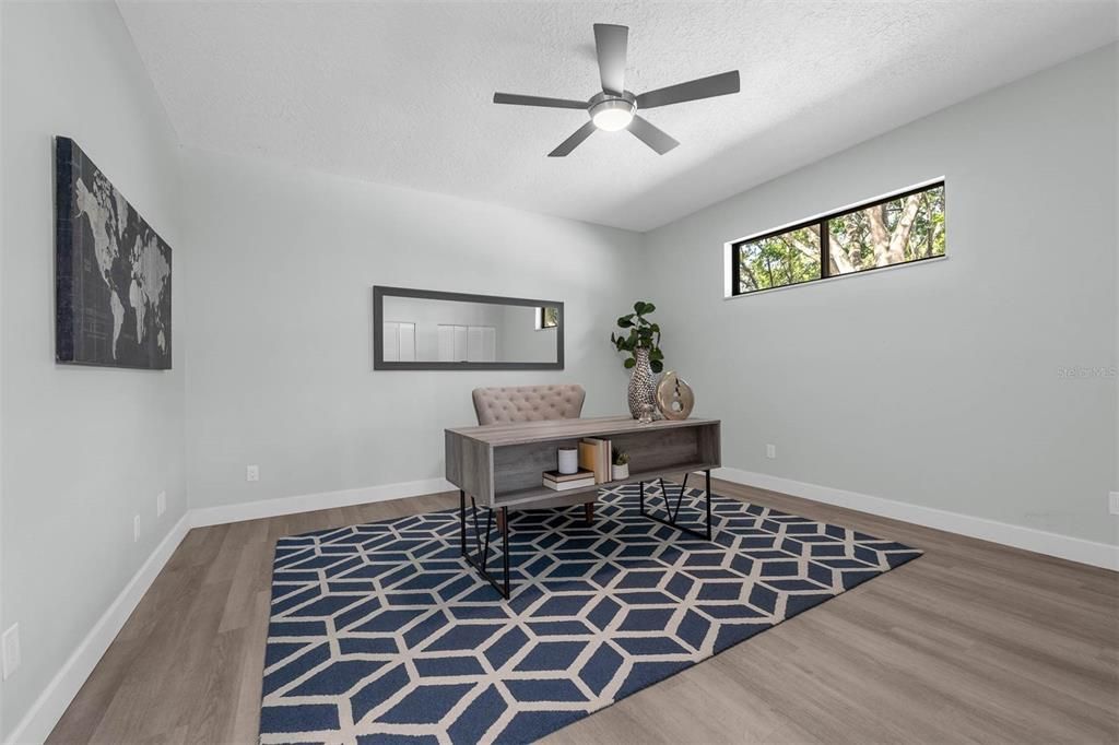 Home Office, Interior, Wood Texture Flooring