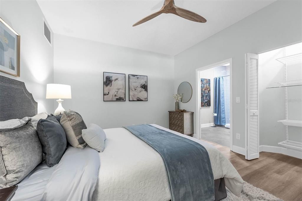 Bedroom, Interior, Wood Texture Flooring