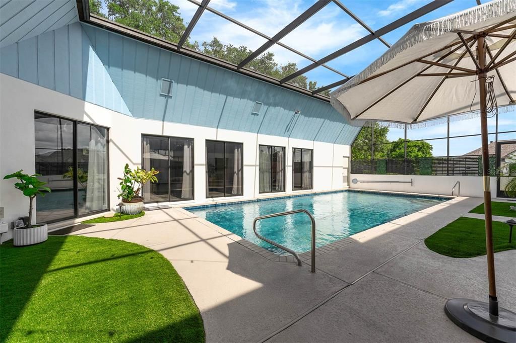 Glass Ceilings, Interior, Pool, Sun Room