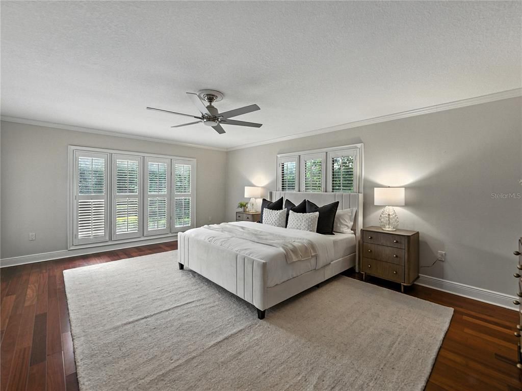 Bedroom, Interior, Wood Texture Flooring