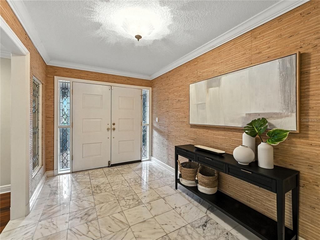 Interior, Marble, Wooden Walls