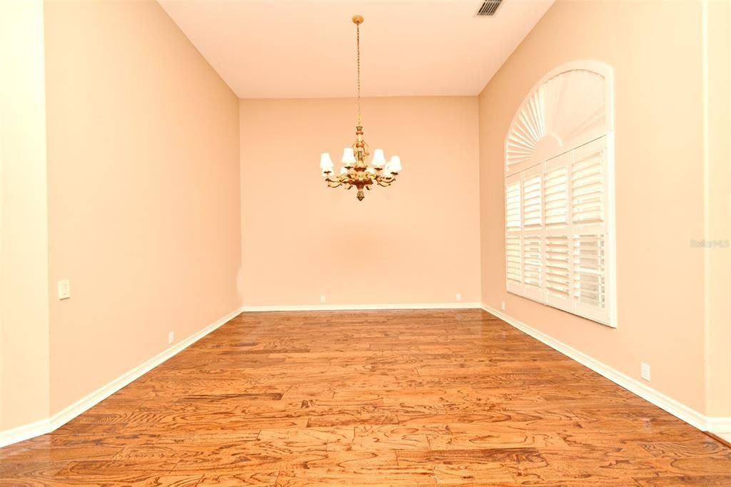 Chandelier, Empty room, Interior, Wood Texture Flooring