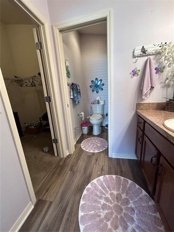 Bathroom, Interior, Wood Texture Flooring