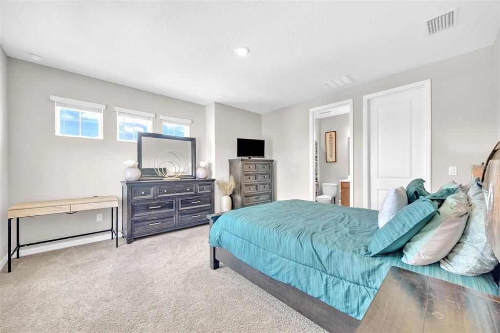 Bedroom, Interior, Recessed Lighting