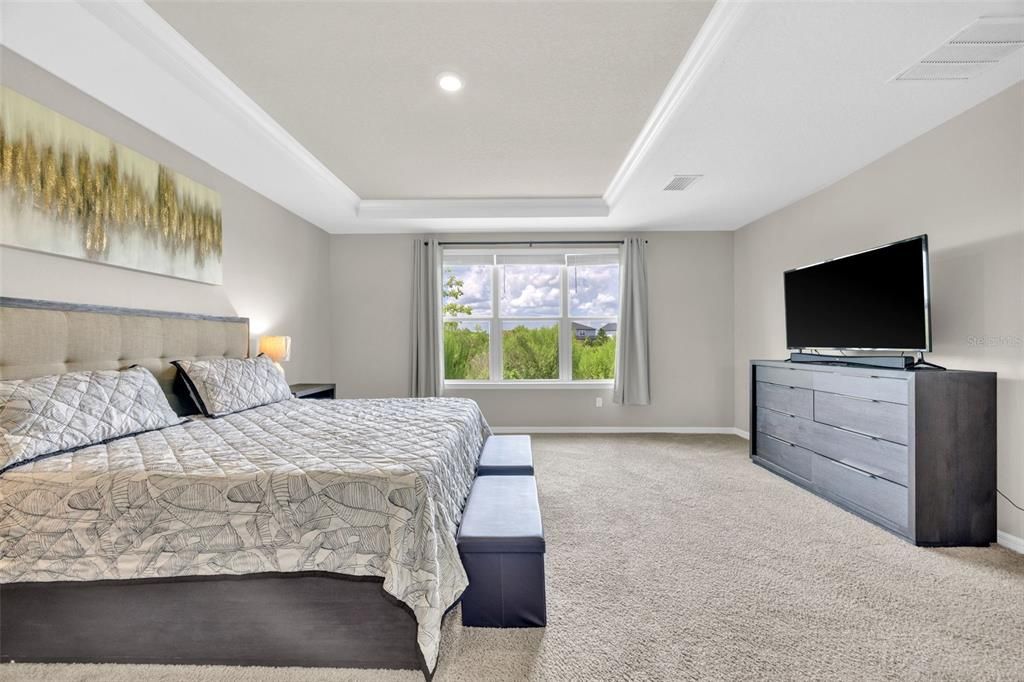 Bedroom, Interior, Recessed Lighting