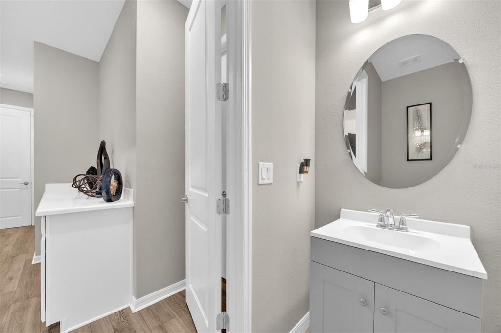 Bathroom, Interior, Wood Texture Flooring