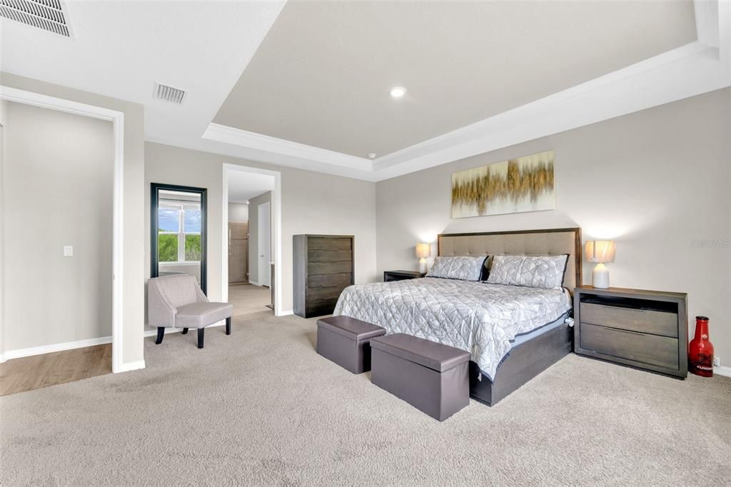 Bedroom, Interior, Recessed Lighting