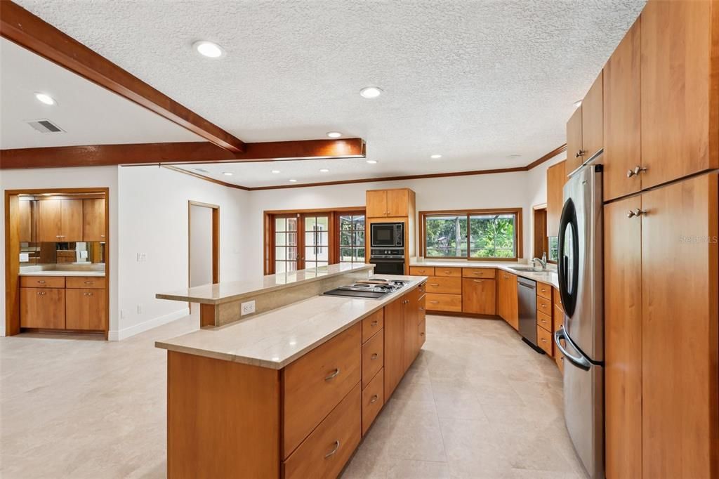 Interior, Kitchen, Recessed Lighting, Stainless Steel Appliances