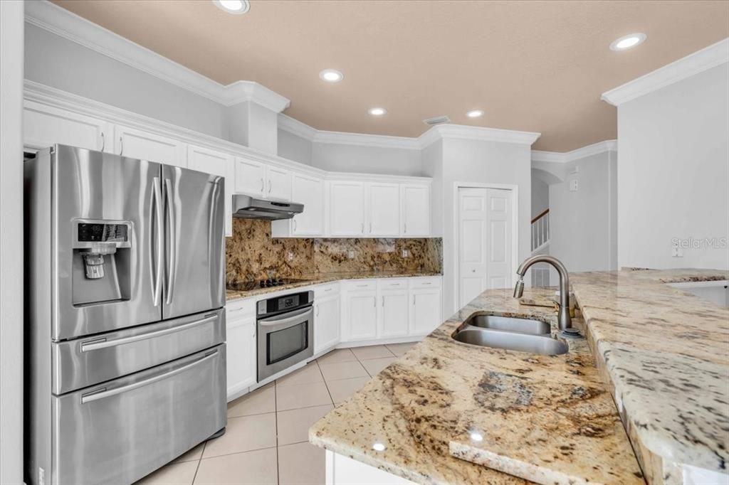 Interior, Kitchen, Recessed Lighting, Stainless Steel Appliances