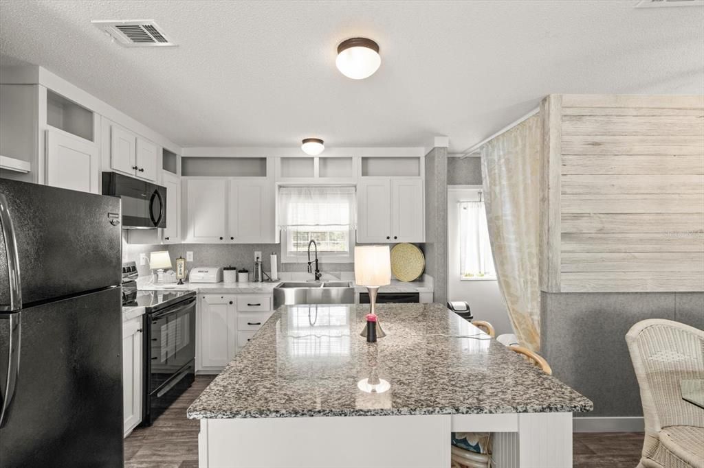 Interior, Kitchen, Wood Texture Flooring