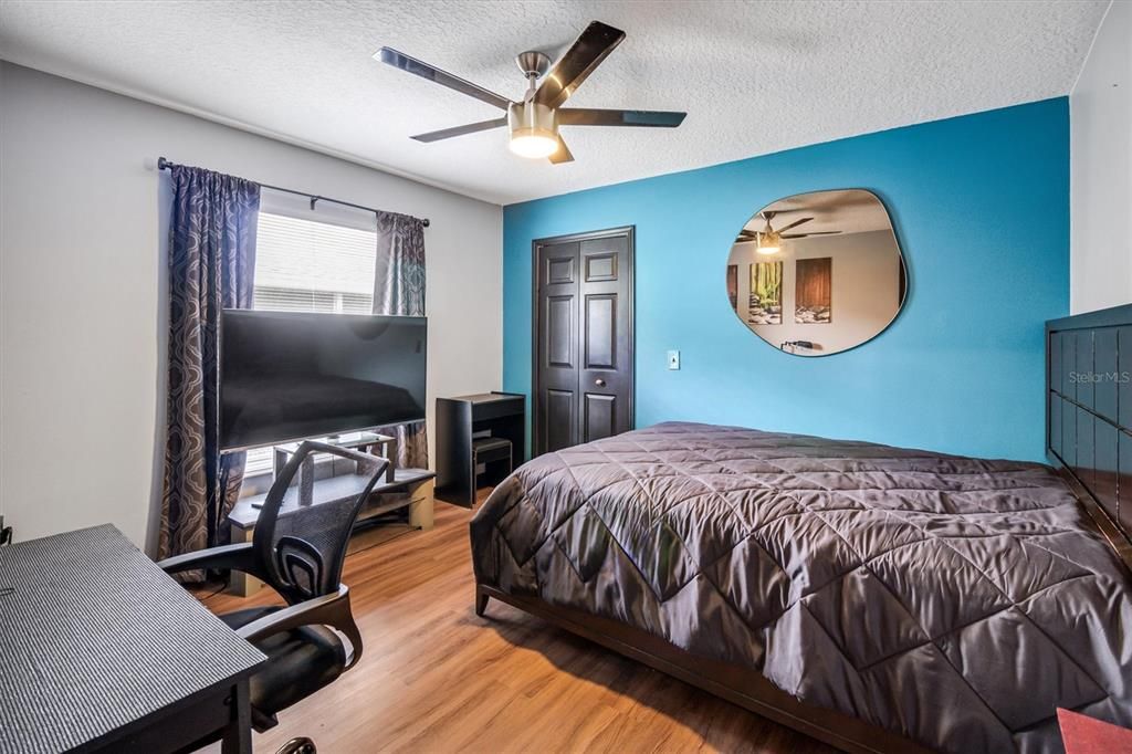 Bedroom, Home Office, Interior, Wood Texture Flooring
