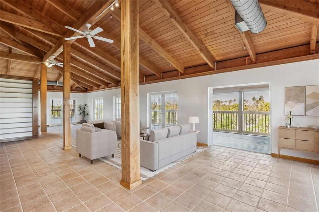 Interior, Living room, Wooden Beams, Wooden Ceilings